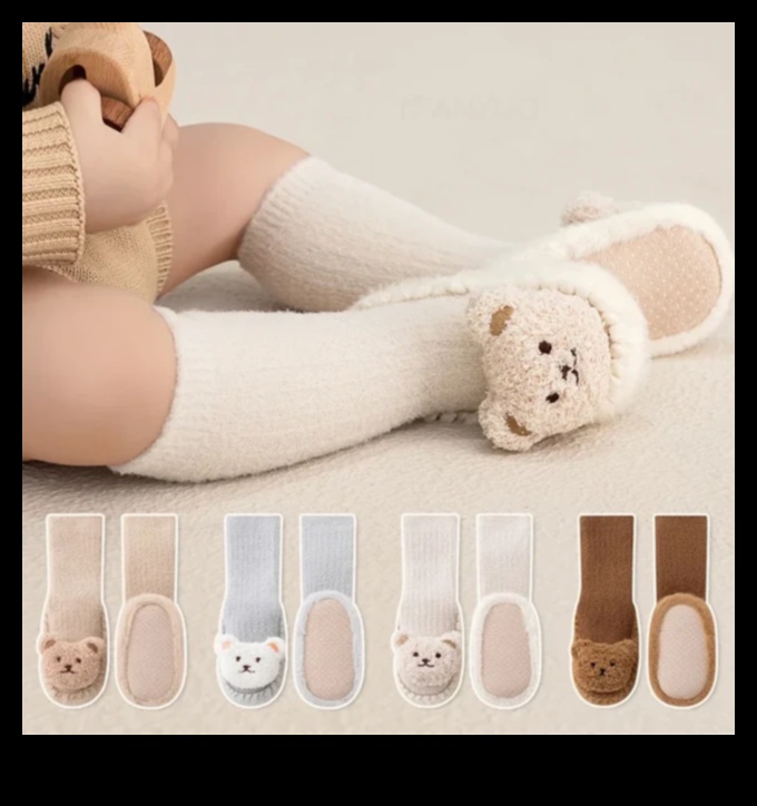 Plīvojošas kājas: burvīgas mazuļu zeķes