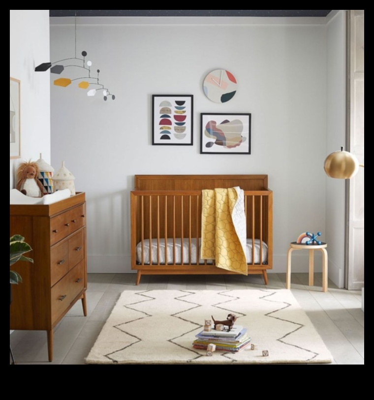 Crib Couture: moderns bērnudārza aprīkojums